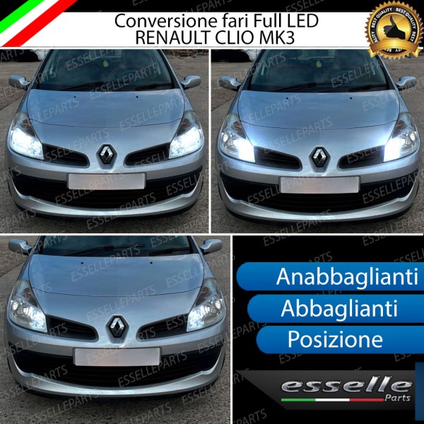 Lampade LED Per Fari Renault Clio 3 Lampade Compatte Bianco