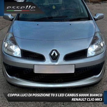 Lampade LED Per Fari Renault Clio 3 Lampade Compatte Bianco
