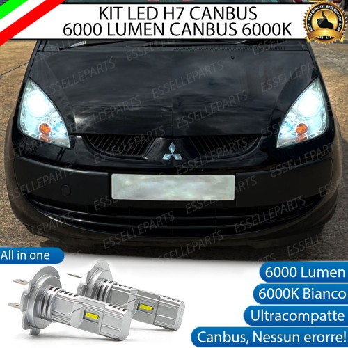 Kit Full LED H7 6000 LUMEN Anabbaglianti Specifici per Mitsubishi Colt VI