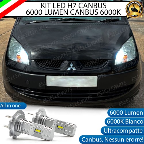 Kit Full LED H7 6000 LUMEN Abbaglianti Specifici per Mitsubishi Colt VI