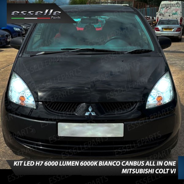 Kit Full LED H7 6000 LUMEN Anabbaglianti Specifici per Mitsubishi Colt VI