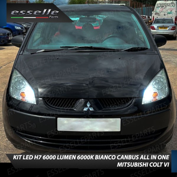 Kit Full LED H7 6000 LUMEN Abbaglianti Specifici per Mitsubishi Colt VI