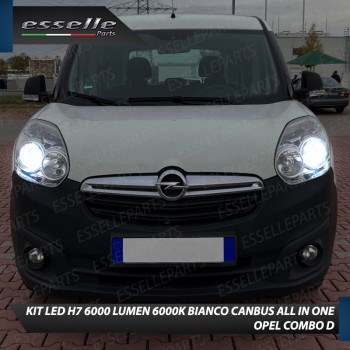 Kit Full LED coppia H7 6000 LUMEN Anabbaglianti Specifici per Opel Combo D Kit Full LED coppia H7 6000 LUMEN Anabbaglianti Specifici per Opel Combo D