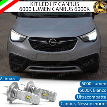 Kit Full LED coppia H7 6000 LUMEN Abbaglianti Specifici per Opel Crossland X Kit Full LED coppia H7 6000 LUMEN Abbaglianti Specifici per Opel Crossland X