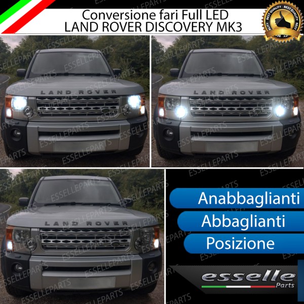 Conversione Fari Full LED per Land Rover Discovery MK3 LED Compatti 6000K Bianco