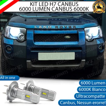 Kit Full LED H7 6000 LUMEN Anabbaglianti per Land Rover Freelander Restyling