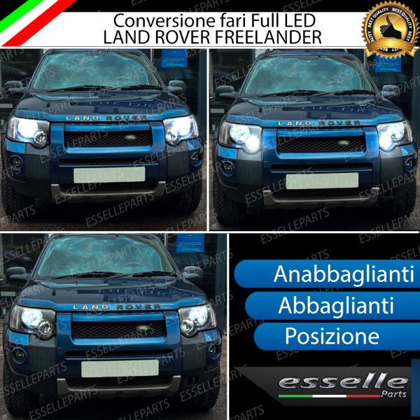 Conversione Fari Full LED per Land Rover Freelander Restyling LED Compatti 6000K