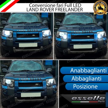 Conversione Fari Full LED per Land Rover Freelander Restyling LED Compatti 6000K
