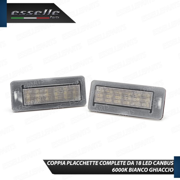 Placchette Luci targa 18 LED Canbus per Opel Combo D
