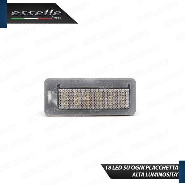 Placchette Luci targa 18 LED Canbus per Opel Combo D