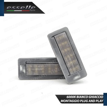 Placchette Luci targa 18 LED Canbus per Opel Combo D Placchette Luci targa 18 LED Canbus per Opel Combo D