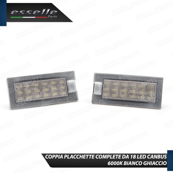 Placchette Luci targa 18 LED Canbus per Fiat Freemont