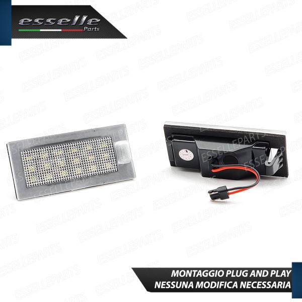Placchette Luci targa 18 LED Canbus per Fiat Freemont