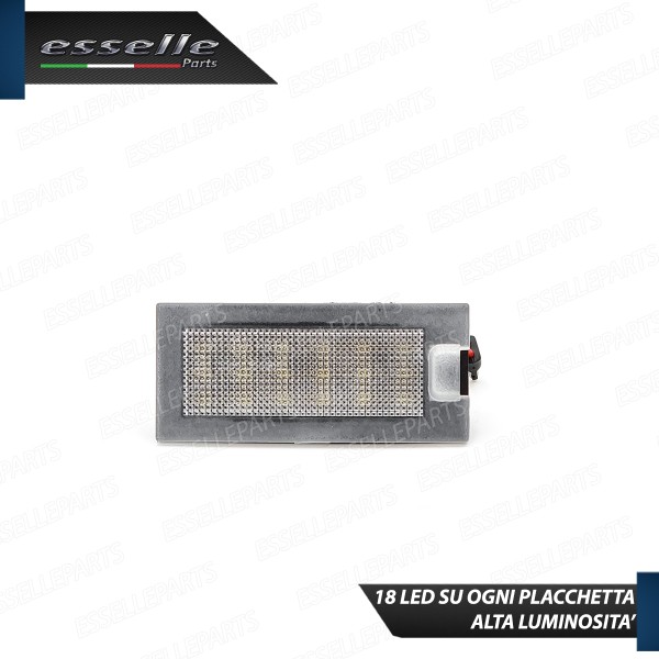 Placchette Luci targa 18 LED Canbus per Fiat Freemont