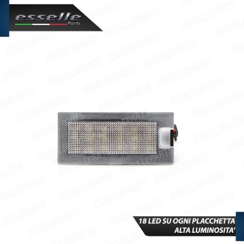 Placchette Luci targa 18 LED Canbus per Fiat Freemont