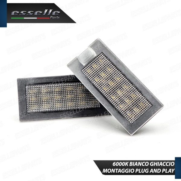 Placchette Luci targa 18 LED Canbus per Fiat Freemont