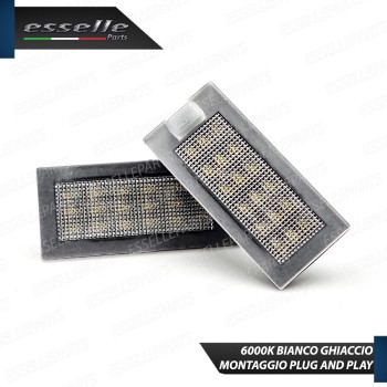 Placchette Luci targa 18 LED Canbus per Fiat Freemont