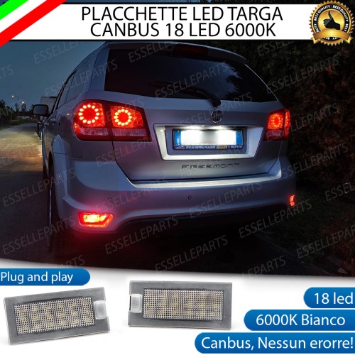Placchette Luci targa 18 LED Canbus per Dodge Journey