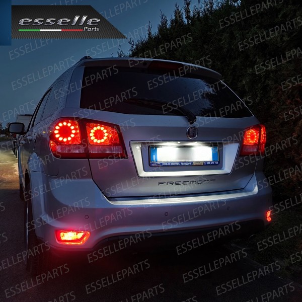 Placchette Luci targa 18 LED Canbus per Fiat Freemont