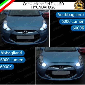 Conversione Fari Full Led H7 per Hyundai IX20 6000K Canbus