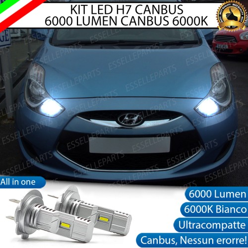 Kit Full LED coppia H7 6000 LUMEN Abbaglianti Specifici per Hyundai IX20
