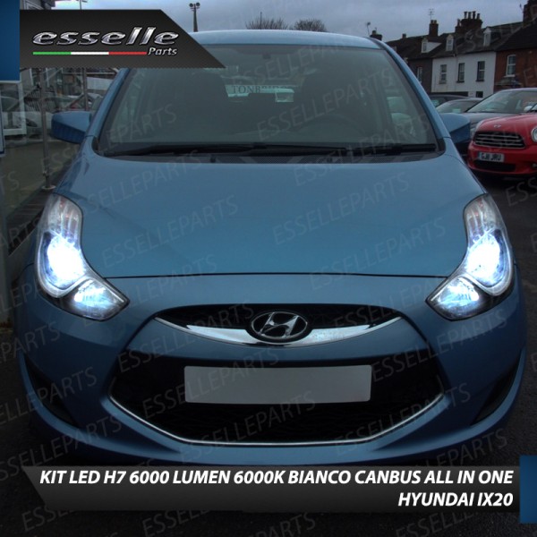Kit Full LED coppia H7 6000 LUMEN Anabbaglianti Specifici per Hyundai IX20