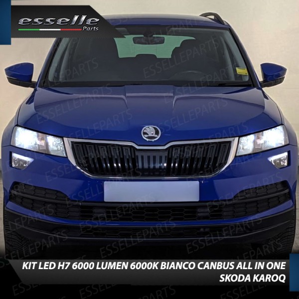 Conversione Fari Full LED per Skoda Karoq 6000K Canbus