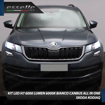 Conversione Fari Full Led H7 per Skoda Kodiaq 6000K Canbus
