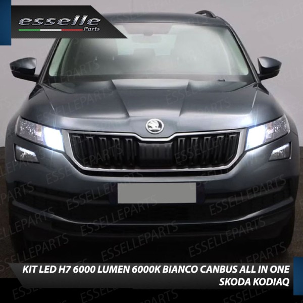Conversione Fari Full Led H7 per Skoda Kodiaq 6000K Canbus