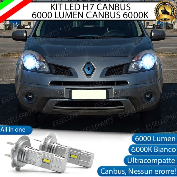 Kit Full LED coppia H7 6000 LUMEN Anabbaglianti Specifici per Renault Koleos