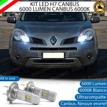 Kit Full LED coppia H7 6000 LUMEN Abbaglianti Specifici per Renault Koleos