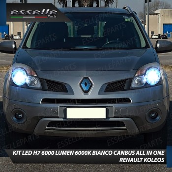 Kit Full LED coppia H7 6000 LUMEN Anabbaglianti Specifici per Renault Koleos