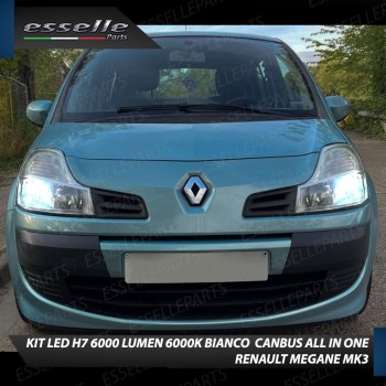 Kit Full LED coppia H7 6000 LUMEN Anabbaglianti Specifici per Renault Modus