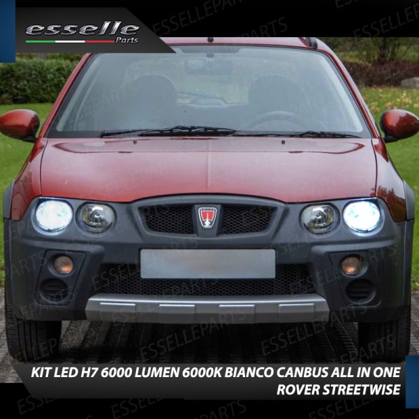 Kit Full LED H7 6000 LUMEN Anabbaglianti Specifici per Rover Streetwise