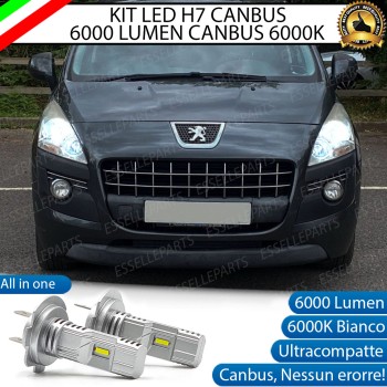 Kit Full LED H7 ULTRA COMPATTA 6000 Lumen 6000K Anabbaglianti Peugeot 3008 Restyling