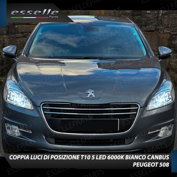Conversione Fari Full LED per Peugeot 508 Lampade Compatte 6000K Bianco Canbus