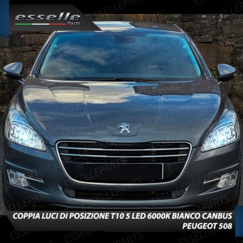 Conversione Fari Full LED per Peugeot 508 Lampade Compatte 6000K Bianco Canbus