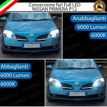 Conversione Fari a Led H7 per Nissan Primera MK3 6000K