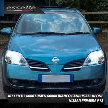 Conversione Fari Full LED per Nissan Primera MK3 Lampade Compatte 6000K Bianco