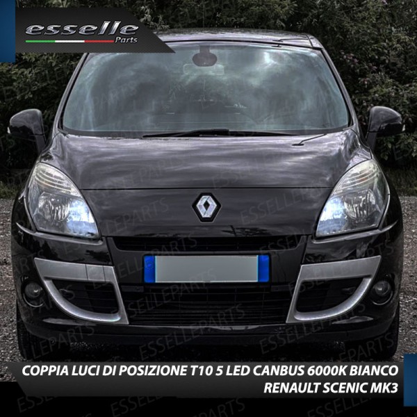 Lampade Compatte LED Per Fari Renault Scenic 3 Bianco 6000K