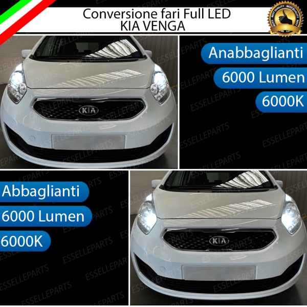 Conversione Fari Full LED specifica per Kia Venga