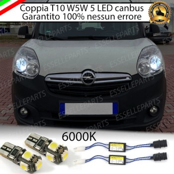 Luci posizione 5 LED Canbus Specifiche per Opel Combo D