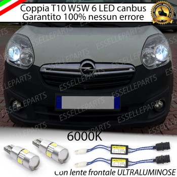 Luci posizione 6 LED Canbus Specifiche per Opel Combo D