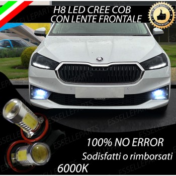 Luci Fendinebbia H8 LED COB 900 LUMEN SKODA FABIA 4