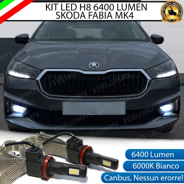 Kit Full LED H8 6400 LUMEN Fendinebbia SKODA FABIA 4