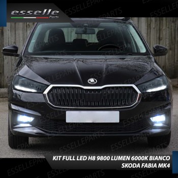 Kit Full LED H8 9800 LUMEN Fendinebbia per SKODA FABIA 4