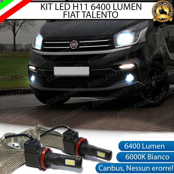 Kit Full LED Fendinebbia H11 6400 LUMEN FIAT TALENTO