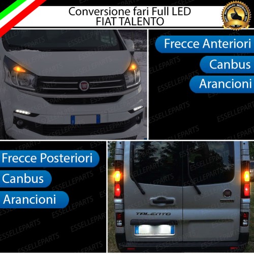 CONVERSIONE FRECCE LED FIAT TALENTO ANTERIORE + POSTERIORE CANBUS