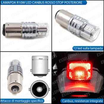 Lampada LED R10W Stop Posteriori per PIAGGIO VESPA PX