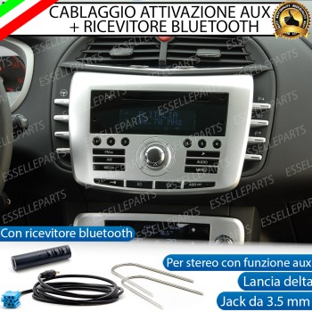Cavo Aux + Bluetooth + Kit Smontaggio Stereo per Lancia Delta III Retrofit MP3